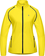 Little Donkey Andy Women's Quick-Dry Running Jacket Convertible UPF 50+ Cycling Jacket Windbreaker with Removable Sleeves Yellow Size XL