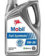 Mobil 1 Full Synthetic Motor Oil 5W-30, 5 Quart