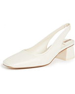 Sam Edelman Women's Toren Slingback Pumps, Modern Ivory, Off White, 9.5 Medium US