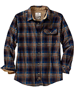 Legendary Whitetails Men's Buck Camp Flannel Shirt, Brownstone Plaid, 3X-Large - 2