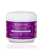 Kerotin Purple Hair Mask - Ultra Nourishing and Moisturizing Mask for blondes and silver hair; removes brassy tones and deeply moisturizes - Free of Parabens & Sulfates.