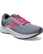 Brooks Women's Trace Neutral Running Shoe in Grey, Nightshadow, Raspberry color