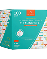 Screen & Electronic Cleaning Wipes | Pre-Moistened Individual Wrapped (6" x 6") TV Screen Cleaner, Computer Monitor, Laptop, Lens Wipes (100 Pack)