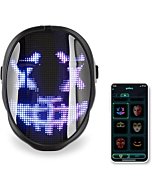 CHEMION LED Face Mask - Customizable Colors & Animations via Bluetooth App