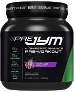 Pre JYM Grape Candy Pre Workout Powder - BCAAs, Nootropics, Creatine HCI, Citrulline, Beta-Alanine, Betaine, Taurine, Huperzine | JYM Supplement Science | 20 Servings