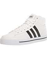 adidas Men's Retrovulc Mid Skate Shoe, White/Core Black/Grey Two, 10.5