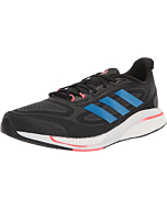 adidas Men's Supernova + Running Shoe, Core Black/Blue Rush/Turbo, 6.5