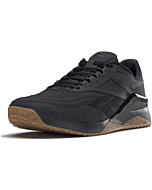 Reebok Men's Nano X2 Cross Trainer, core Black/Pure Grey 8 Rubber gum-03, 10.5