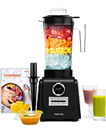 JOYOUNG Blender with LED Screen 5 Programs, 68oz Blender for Shakes and Smoothies, 1300W 10 Speeds Smoothie Blender