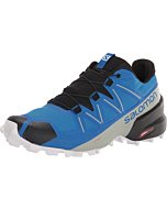 Salomon Speedcross 5 Trail Running Shoes for Men, Skydiver/Black/White, 7