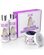 Purple Shampoo, Conditioner & Mask Trio Gift Set. Removes Brassy Yellow Tones. Lightens Blonde, Platinum, Ash, Silver & Grays. Paraben & Sulfate Free. PETA Approved Cruelty-free and 100% Vegan.