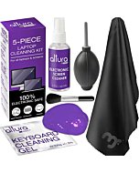 Laptop Cleaning Kit (5 pc) - Keyboard Cleaning Kit - Includes Laptop Screen Cleaner, Air Blower, Brush, Keyboard Gel, and Microfiber Cloth - PS4 Cleaner - Keyboard Cleaner & Computer Cleaner by Altura