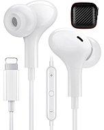 Headphones for Apple iPhone 13 14 Pro Max 12 Mini 11 XR SE3, MFi Certified Magnetic Wired Earbuds HiFi Stereo with Lightning Connector Noise Canceling in Ear Earphones with Microphone in-Ear Headsets