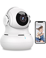 litokam Security Camera Indoor 2K, 360 Pan/Tilt Cameras for Home Security with Motion Detection, Baby Monitor Camera for Pet/Dog with Phone APP, 2.4G WiFi Camera with Night Vision & 2-Way Audio