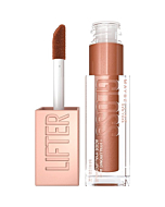 Maybelline New York Lifter Gloss High Shine Lip Gloss with Hyaluronic Acid, Bronzed, 18 Bronze