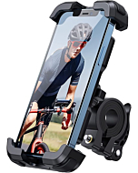 Motorcycle Phone Mount, Bike Phone Holder - Lamicall Upgrade Adjustable Cell Phone Holder, Bicycle Scooter Handlebar Phone Cradle Clip for iPhone 14 Plus / Pro Max / 13, Galaxy S9 and 4.7 - 6.8" Phone