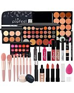 Makeup Kit All-in-one Makeup Gift Set for Women Full Kit, Include Makeup Brush Set, Eyeshadow Palette, Lip Gloss Set, Lipstick, Blush, Foundation, Concealer, Mascara, Eyebrow Pencil