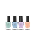 Pronto Collection – 4 Pieces Set: Long Lasting, Quick Dry, Mirror Shine Nail Polish – Hardener, Bright and Shiny Finish – (11.5 ml / 0.40 Fluid Ounces Each) (Pretty Pastels)