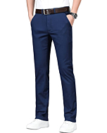 ESSYSHE Men’s Slim Fit Chino Pants Stretch Casual Khaki Pants for Men 011Navy A34X28