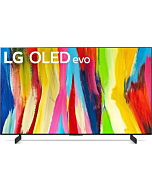 LG 42-Inch Class OLED evo C2 Series Alexa built-in 4K Smart TV, 120Hz Refresh Rate, AI-Powered 4K, Dolby Vision IQ and Dolby Atmos, WiSA Ready, Cloud Gaming (OLED42C2PUA, 2022)