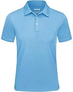 MAGCOMSEN Short Sleeve T Shirts for Men Polo Shirts for Men Golf Polos for Men Fall Shirts Fishing Shirts Work Shirts Casual Shirt Quick Dry Golf Polo Shirts for Men Sky Blue