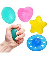 Hand Grip Strength Trainer,Finger Exerciser - Stress Relief Balls for Adults and Kids,Squeeze Balls - Finger Wrist Muscles Arthritis Training Grip Exerciser Strengthening