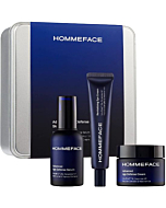 HOMMEFACE Advanced Age Defense 3-Step Anti-Aging Skincare Set for Men - Facial Serum, Eye Cream & Face Cream