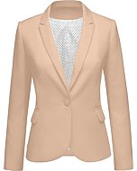 LookbookStore Blazer Jackets for Women Casual Blazers for Women Fashion 2022 Jacket Suit Notched Lapel Work Office Blazer Jacket Suit 2022 Office Size Medium Women Blazer Sienna Sand Size 8 Size 10