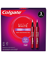 Colgate Optic White Overnight Whitening Pen - Close-up of whitening pen with a clickable tip.