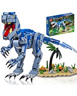 Dinosaur Building Toys, 649PCS Velociraptor Building Kit for 6-10 Boys, 15.1 Inches Big Creative Dinosaur Toy for 7-9 Year Old Boy Christmas Birthday Gift