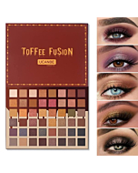 UCANBE Toffee Fusion Nude Eyeshadow Palette, 48 Neutral Shades Naked Eye Shadow Makeup Pallet, High Pigmented Matte Glitter Shimmer Make Up Kit for Women Girls