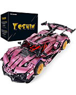 YESHIN Apello IE Super car MOC Building Kit and Engineering Toy, Adult Collectible Sports Car Technique Car Building Kit, 1:8 Scale Racing Sports Car Model for Adults Men Teens, New 2022(3668Pcs)