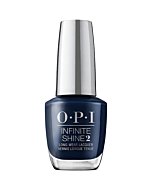 OPI Infinite Shine 2 Longwear Lacquer, Midnight Mantra, Blue Long-Lasting Nail Polish, Fall Wonders Collection, 0.5 fl oz