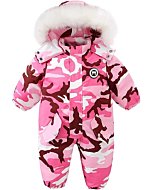 Girls Ski Jacket Toddler Kids Snowsuit Boy Winter Snowboarding Snow Bib Coat 2T