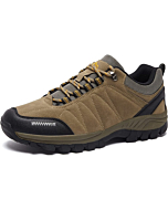 HOBIBEAR Men’s Hiking Shoes Lightweight Trekking Boots Trail Shoe Khaki