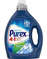 Purex Liquid Laundry Detergent, Mountain Breeze, 2X Concentrated, 126 Loads