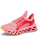 UMYOGO Women's Running Shoes Comfortable Fashion Non Slip Blade Sneakers Work Tennis Walking Sport Athletic Shoes Pink