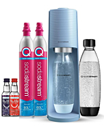 SodaStream Terra Sparkling Water Maker Bundle, Misty Blue