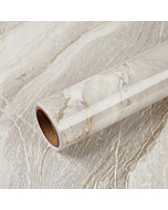 VEELIKE 15.7''x118'' Beige Gold Liquid Marble Contact Paper for Countertops Peel and Stick Waterproof Granite Countertop Paper Self Adhesive Marble Wallpaper Vinyl Roll for Kitchen Bathroom Table Wall