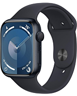 Apple Watch Series 9 [GPS 45mm] Smartwatch with Midnight Aluminum Case with Midnight Sport Band M/L. Fitness Tracker, ECG Apps, Always-On Retina Display, Water Resistant