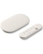 Google TV Streamer 4K in Porcelain color.