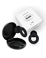 Loop Quiet Ear Plugs for Noise Reduction – Super Soft, Reusable Hearing Protection in Flexible Silicone for Sleep, Noise Sensitivity & Flights - 8 Ear Tips in XS/S/M/L – 27dB Noise Cancelling – Black