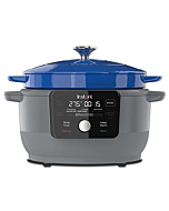 Instant Pot, 6-Quart 1500W Electric Round Dutch Oven, 5-in-1: Braise, Slow Cook, Sear/Sauté, Cooking Pan, Food Warmer, Enameled Cast Iron, Free App With 50 Recipes, Perfect Wedding Gift, French Blue