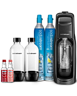 SodaStream Jet Sparkling Water Maker, Bundle with bubly drops, Black