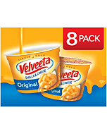 Velveeta Shells & Cheese Original Microwavable Macaroni and Cheese Cups, Thanksgiving and Christmas Dinner (8 ct Pack, 2.39 oz Cups)