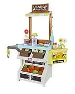 Little Tikes® 3-in-1 Garden to Table Market Pretend Garden Food Growing and Cooking Toy Role Play Kitchen Playset for Multiple Kids and Toddlers