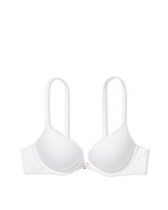 Victoria's Secret Everyday Comfort Push Up Bra, Moderate Coverage, Padded, Plunge Neckline, Bras for Women, Body by Victoria Collection, White (32DD)