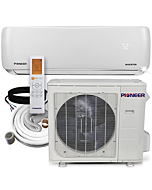 Pioneer Air Conditioner WYS024G-20 Wall Mount Ductless Inverter+ Mini Split Heat Pump, 24000 BTU-208/230V