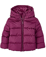 A warm and cozy puffer jacket for toddlers, perfect for outdoor activities in all weather conditions