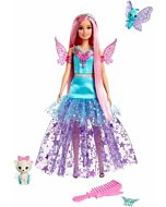 Barbie Malibu A Touch of Magic Doll in Pink Hair & Winged Dress